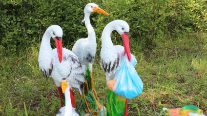 Производство на пяна скулптура градина