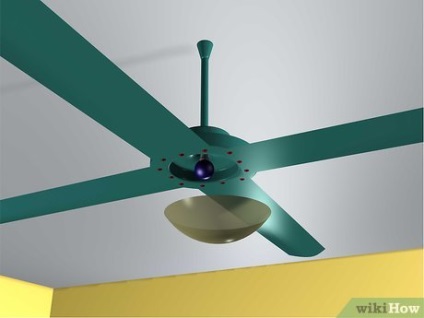 Cum să demontați un ventilator de tavan