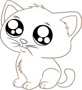 Cât de ușor este să desenați o pisică animată, cât de ușor este să desenați cu un creion, stilou sau