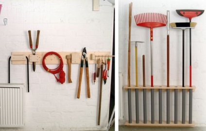 Cum să organizați depozitarea instrumentelor de grădină cu propriile mâini - articol de la utilizatorul clubului
