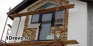 Cum să terminați fațada unei case din lemn cu propriile mâini, materiale