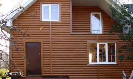 Cum să terminați fațada unei case din lemn cu propriile mâini, materiale