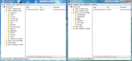 Cum se deschide două ferestre Registry Editor în Windows, configura ferestre și linux servere
