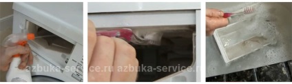 Cum să clătiți și să curățați pâlnia de distribuire a mașinii de spălat