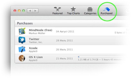Hogyan lehet letölteni Mac OS X Lion a Mac App Store, ha már vásárolt és telepített