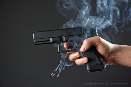 Cum sa faci o lovitura de la un pistol, fotoblog Ivan Kmit