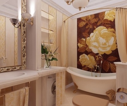 Hogyan díszíteni a fürdőszoba belső fotó panelek a fürdőszobában