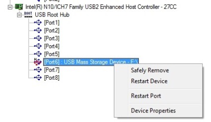 Cum de a afla informații despre porturile USB și hub-urile