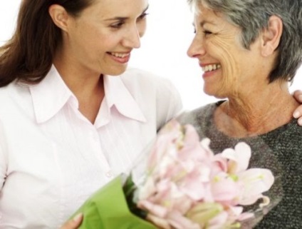 Hogyan beleszeret anya-in-law kapcsolat, köszönés gyakorlat Anyád napja