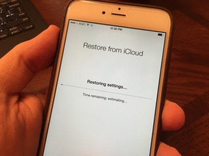 Hogyan lehet visszaállítani az iCloud szolgáltatásból iphone