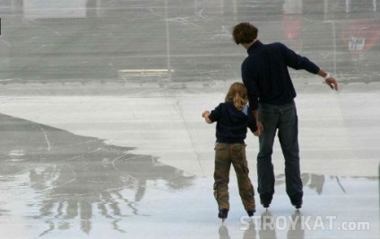 Cum să umpleți un patinoar pe un teren de gazon, grădină, grădină, cabană