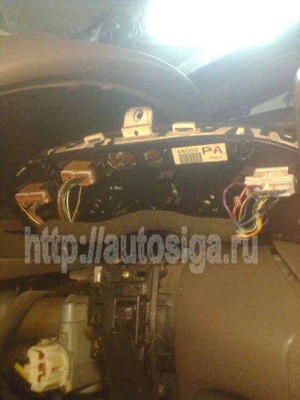 Harta instalării lui kgb-fx7 pe nissan bluebird sylphy 2001