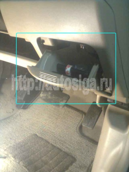 Harta instalării lui kgb-fx7 pe nissan bluebird sylphy 2001