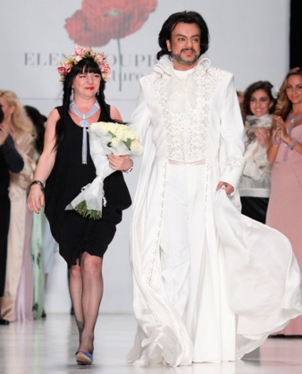 Kirkorov a pus o rochie de mireasă