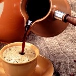 Cafea pe nisip în turcă pe turcă, filtru de cafea pe nisip