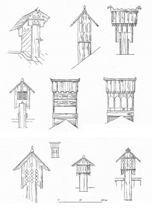 A konstrukciós részletek otthonok - fa Múzeum