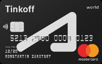 Card de credit tinkoff pentru entuziaștii auto - înregistrare online