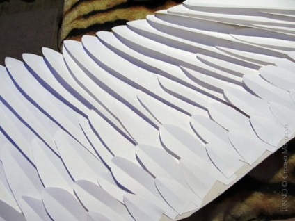 Angyal szárnyak papírból