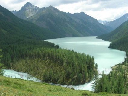 Lacurile Kucherlinskie - vedere Altai