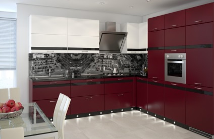 Bucătării într - un stil modern (44 fotografii) cum să creați un interior de unul singur, instrucțiuni, fotografii și