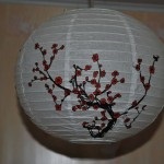 Bucătărie în stil japonez de design interior, accesorii, imagine de sakura și altele cu o fotografie