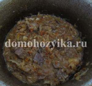 Sauerkraut fiert cu carne și orez - gospodine de blog