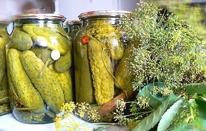 Pickles recept téli ropogós 1 liter