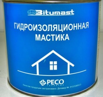 Mastic pentru hidroizolarea betonului