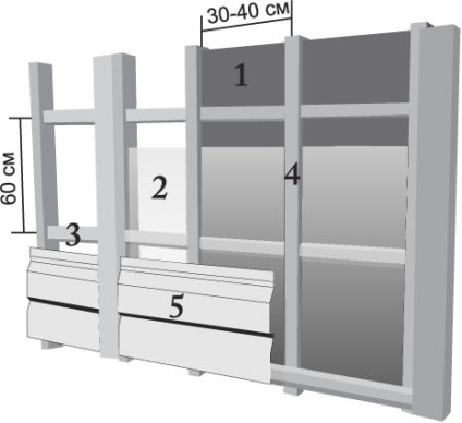 Cutie metalică sub siding, prin toate regulile, montazh saidinga