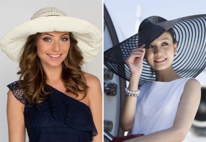 Pălării de vară la modă pentru femei - cu margini și urechi largi, de la soare și mare, din paie și din