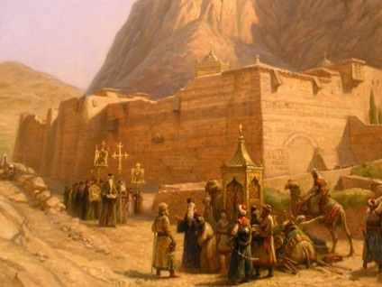 Mănăstirea Sf. Ecaterina cel Mare în Egipt, pe Sinai, fotografie, video