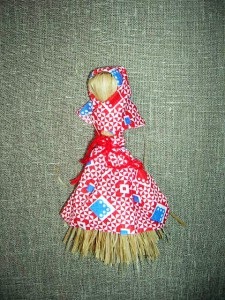 Folk Doll Doll tekercsek baba Charm