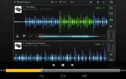 Местни инструменти Traktor DJ за IPAD, prosound