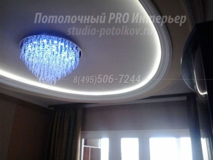 Tavane întinse cu iluminare din spate cu LED-uri, lumină luminoasă, din tavan