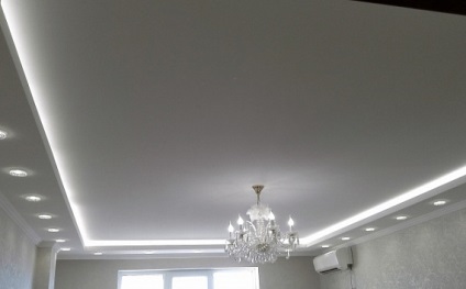 Stretch tavane cu lumină pentru a cumpăra cu instalare în Samara