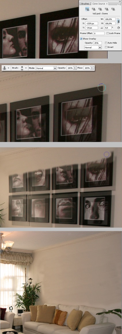 Unele caracteristici ale filtrului de punct de dispariție din Photoshop (dispărut) Unele caracteristici ale filtrului de punct de dispariție din Photoshop