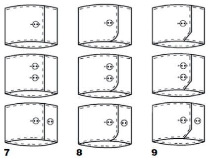 Manipularea manșonului cămășii de bărbat, tăierea și cusutul