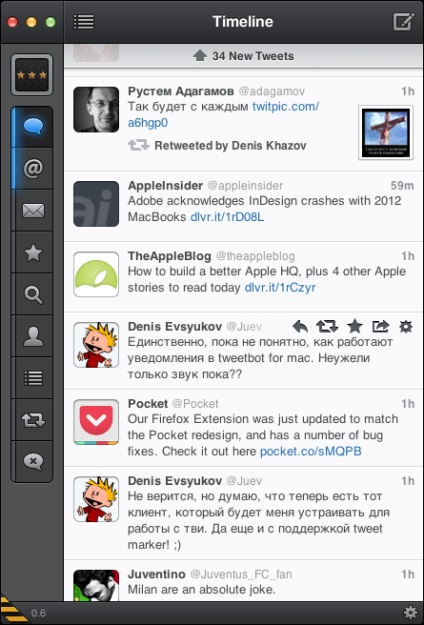 Áttekintés Tweetbot mac, blog Mac, iPhone, iPad és egyéb Apple-trükkök