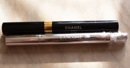 Korrektor Chanel feltűnés Lumiere № 20 és a Lancome Teint csoda azonnali retusálás toll №1 vélemények