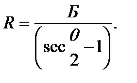 Determinarea razei minime a curbelor verticale