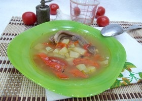 Supă de legume din picioare de pui, gătit pas cu pas
