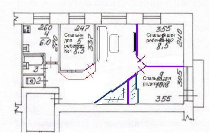 Re-dezvoltarea de patru camere Hrușciov, idei pentru renovare