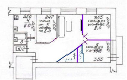 Re-dezvoltarea de patru camere Hrușciov, idei pentru renovare