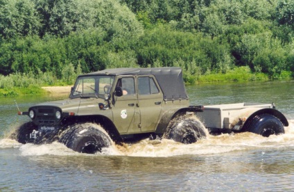 Amenajarea plutitoare a terenurilor de amfibieni în Moscova pe anvelope de joasă presiune, prețul de la producător