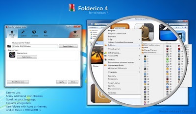 Utile pentru computer, programul shedko folderico - schimba rapid culoarea folderelor și restaurarea la