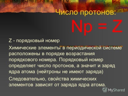 Prezentare privind calculul numărului de particule elementare care alcătuiesc atomul