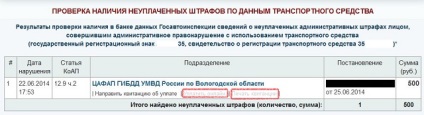 Ellenőrizze a közlekedési rendőrök bírságok Vologda
