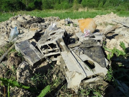 Excavările dugout-ului german, la naiba.