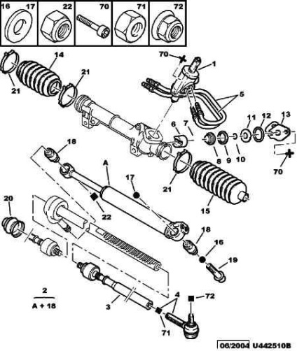 Repararea rackului de direcție al Citroen C4 cu propriile mâini