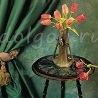 Pictura pe masă de guașă de lemn ornament marocan